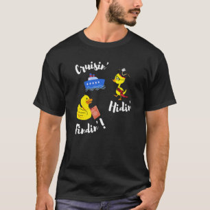 Cruising Hiding Finding Rubber Ducks Passport Scav T-shirt