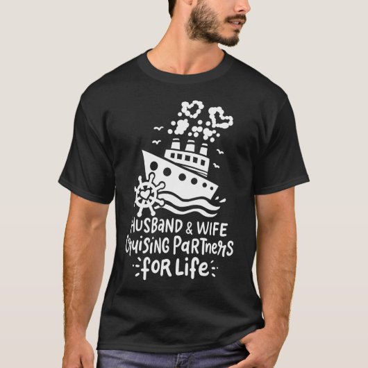 Cruising Husband Wife T-shirt (Voorkant)