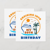 Cruising in mijn 50e geboortedag boot (Voorkant / Achterkant)