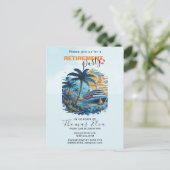 Cruising in Pensioen Party, Cruise Party Uitnodiging Briefkaart (Staand voorkant)