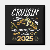 Cruising Into 2025 New Years Eve Cruise Vacation M Magneet (Voorkant)