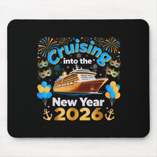 Cruising Into 2026 New Year’s Eve Cruise Vacation  Muismat (Voorkant)