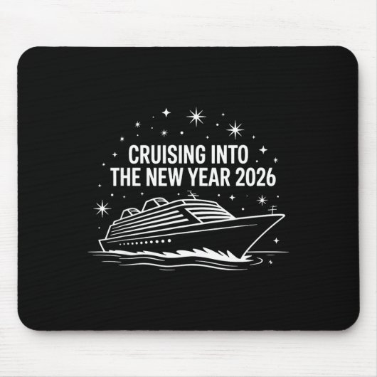 Cruising Into 2026 New Years Eve Family Matching H Muismat (Voorkant)