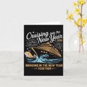 Cruising Into 2026 New Years Eve Party Cruise Fami Kaart (Gele Bloem)