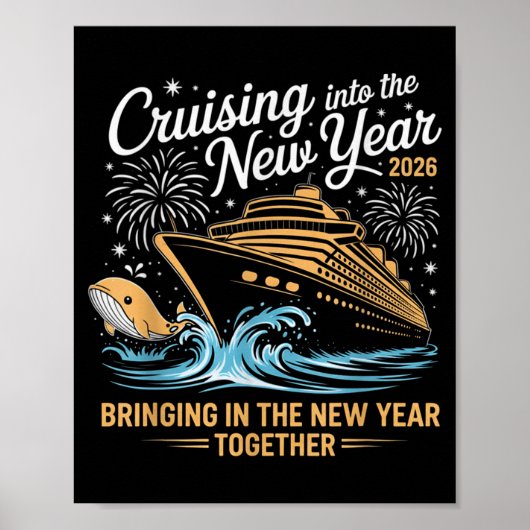 Cruising Into 2026 New Years Eve Party Cruise Fami Poster (Voorkant)