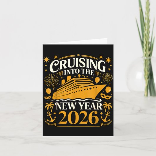 Cruising Into 2026 New Years Eve Party Favors Fami Kaart (Voorkant)