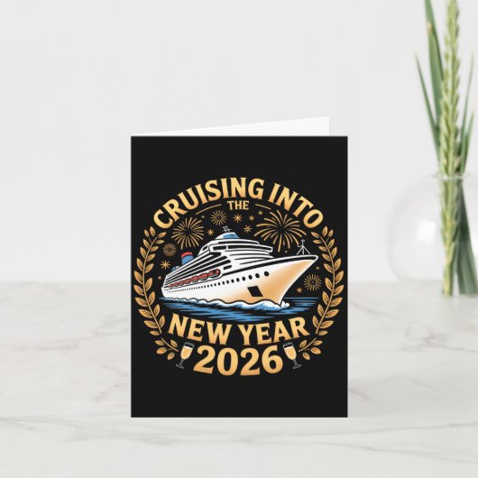 Cruising Into 2026 New Years Eve Party Favors Fami Kaart (Voorkant)