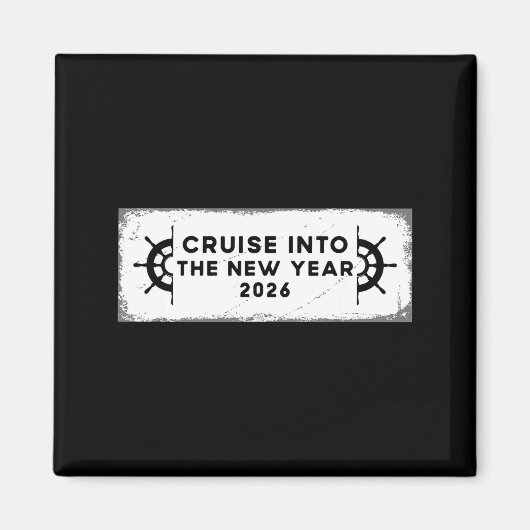 Cruising Into 2026 New Years Eve Party Favors Fami Magneet (Voorkant)