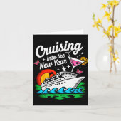 Cruising Into 2026 New Years Eve Party Matching Fa Kaart (Gele Bloem)