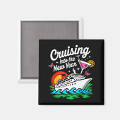 Cruising Into 2026 New Years Eve Party Matching Fa Magneet (Voorkant / Achterkant)