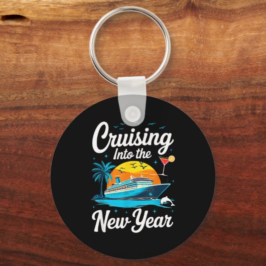 Cruising Into 2026 New Years Eve Party Matching Fa Sleutelhanger (Voorkant)