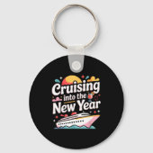 Cruising Into 2026 New Years Eve Party Matching Fa Sleutelhanger (Voorkant)