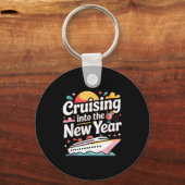 Cruising Into 2026 New Years Eve Party Matching Fa Sleutelhanger (Voorkant)