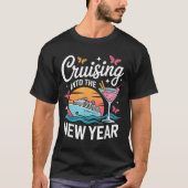Cruising Into 2026 New Years Eve Party Matching Fa T-shirt (Voorkant)