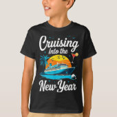 Cruising Into 2026 New Years Eve Party Matching Fa T-shirt (Voorkant)