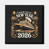 Cruising Into 2026 New Years Eve Party Outfit Fami Magneet (Voorkant)