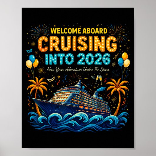 Cruising Into 2026 Trocal New Year Celebration  Poster (Voorkant)