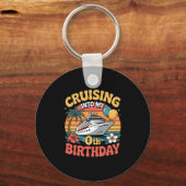 Cruising Into My 0th Birthday  Sleutelhanger (Voorkant)