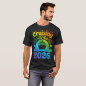Cruising Into New Year 2026 Lgbtq Pride Cruise Cel T-shirt (Voorkant volledig)