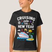 Cruising Into New Year 2026 Match Family Vacation  T-shirt (Voorkant)