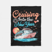 Cruising Into New Years Eve Party Countdown Happy  Fleece Deken (Voorkant)