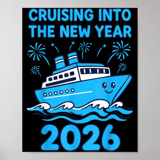 Cruising Into The New Year 2026 Celebration  Poster (Voorkant)