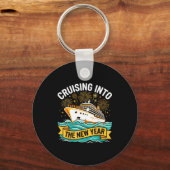 Cruising Into The New Year 2026 Cruise Squad Sleutelhanger (Voorkant)