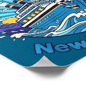 Cruising Into The New Year 2026 Fun New Year's Eve Poster (Hoek)