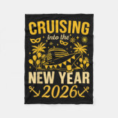Cruising Into The New Year 2026 Happy New Year 202 Fleece Deken (Voorkant)