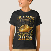 Cruising Into The New Year 2026 Happy New Year Fam T-shirt (Voorkant)