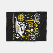 Cruising Into The New Year 2026 Happy New Year Vac Fleece Deken (Voorkant (Horizontaal))