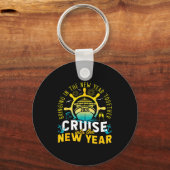 Cruising Into The New Year 2026 Matching Family Cr Sleutelhanger (Voorkant)