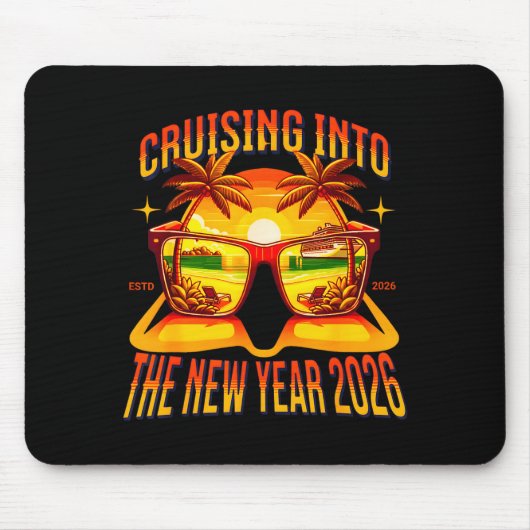 Cruising Into The New Year 2026  Muismat (Voorkant)