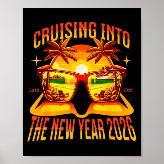 Cruising Into The New Year 2026  Poster (Voorkant)
