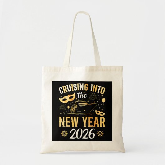 Cruising into the New Year 2026 Tote Bag (Voorkant)