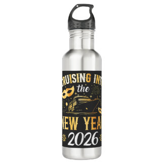 Cruising into the New Year 2026 Waterfles