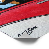 Cruising Joy Riding Hound Dogs Art Print (Hoek)