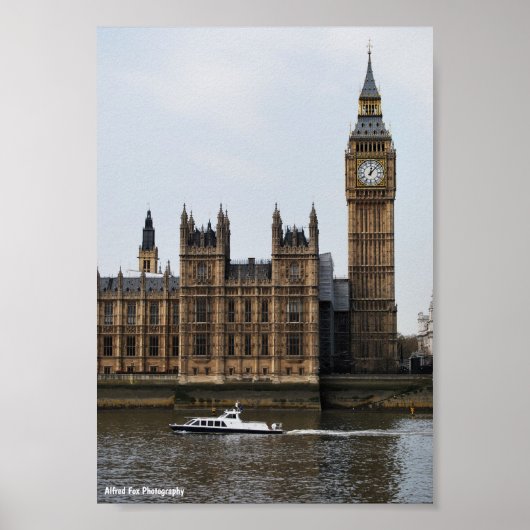 Cruising langs het Parlement Poster (Voorkant)