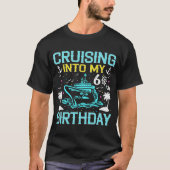 Cruising naar mijn 60ste verjaardag 60 jaar oude c t-shirt (Voorkant)