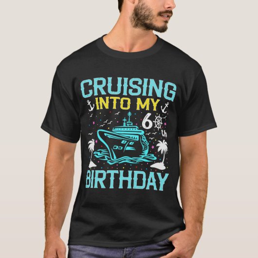 Cruising naar mijn 60ste verjaardag 60 jaar oude c t-shirt (Voorkant)