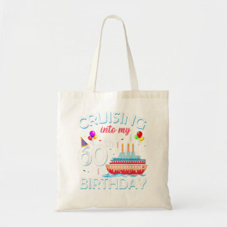Cruising naar mijn 60ste verjaardag 60 jaar oude c tote bag