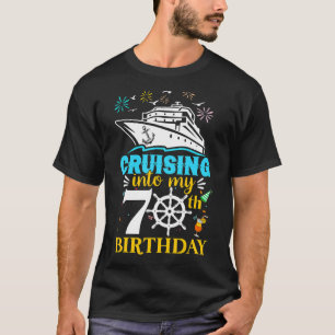 Cruising naar mijn 70ste verjaardag 70 jaar oude c t-shirt