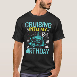 Cruising naar mijn 80ste verjaardag 80 jaar oude c t-shirt