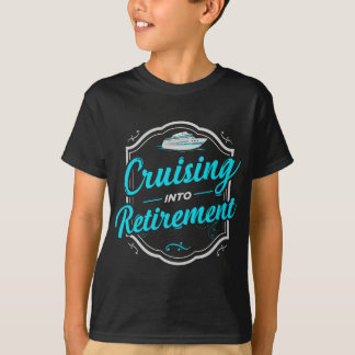 Cruising naar pensioen t-shirt