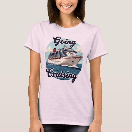 Cruising Ocean Cruise T-shirt (Voorkant)