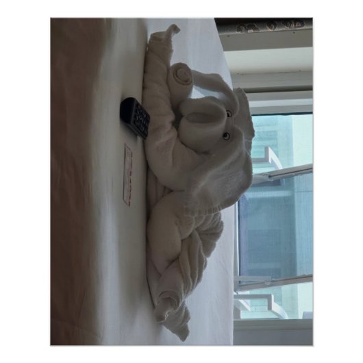 Cruising Pig Handdoek Dier Huisdier Perfect Poster (Voorkant)