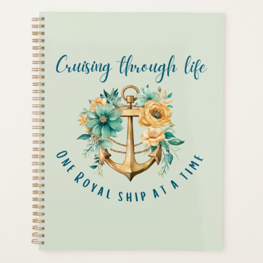 Cruising Royal Floral Planner (Voorkant)