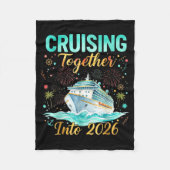 Cruising Together Into 2026 Matching Cruise Celebr Fleece Deken (Voorkant)