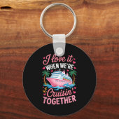 Cruising Together Matching Cruise Valentines Coupl Sleutelhanger (Voorkant)