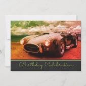 Cruising verjaardagsuitnodiging Kaart (Voorkant)